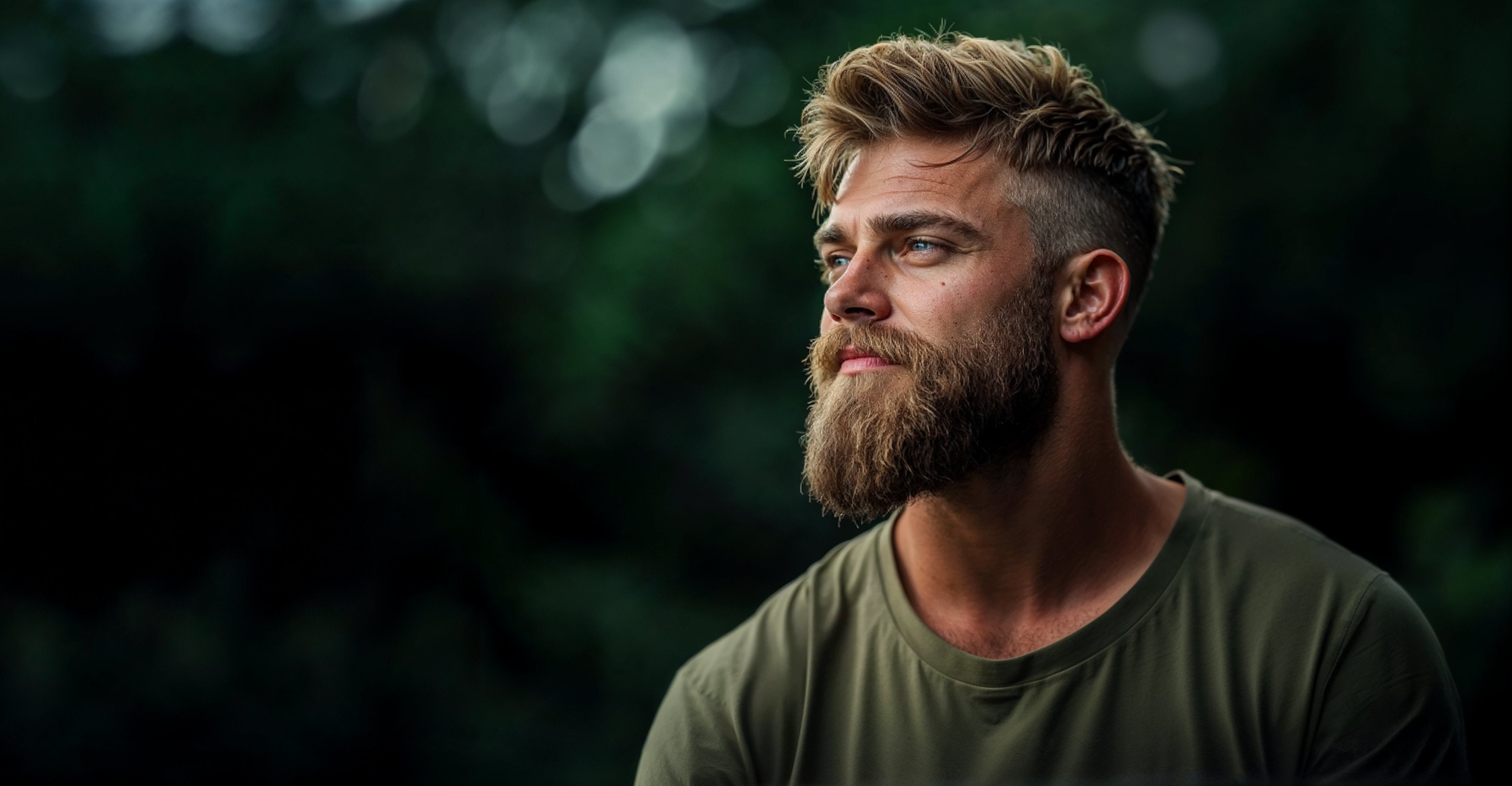 Model met baard van Samni